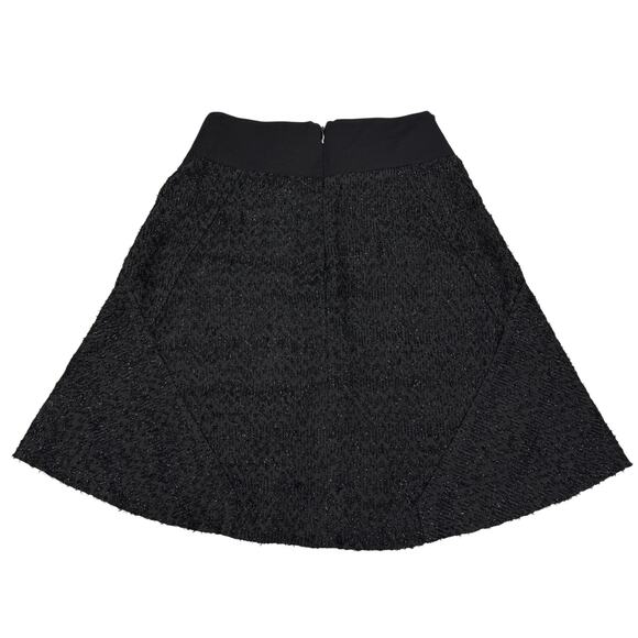 MAJE Embellished Black A-Line Skirt Sz Small - Picture 8 of 8